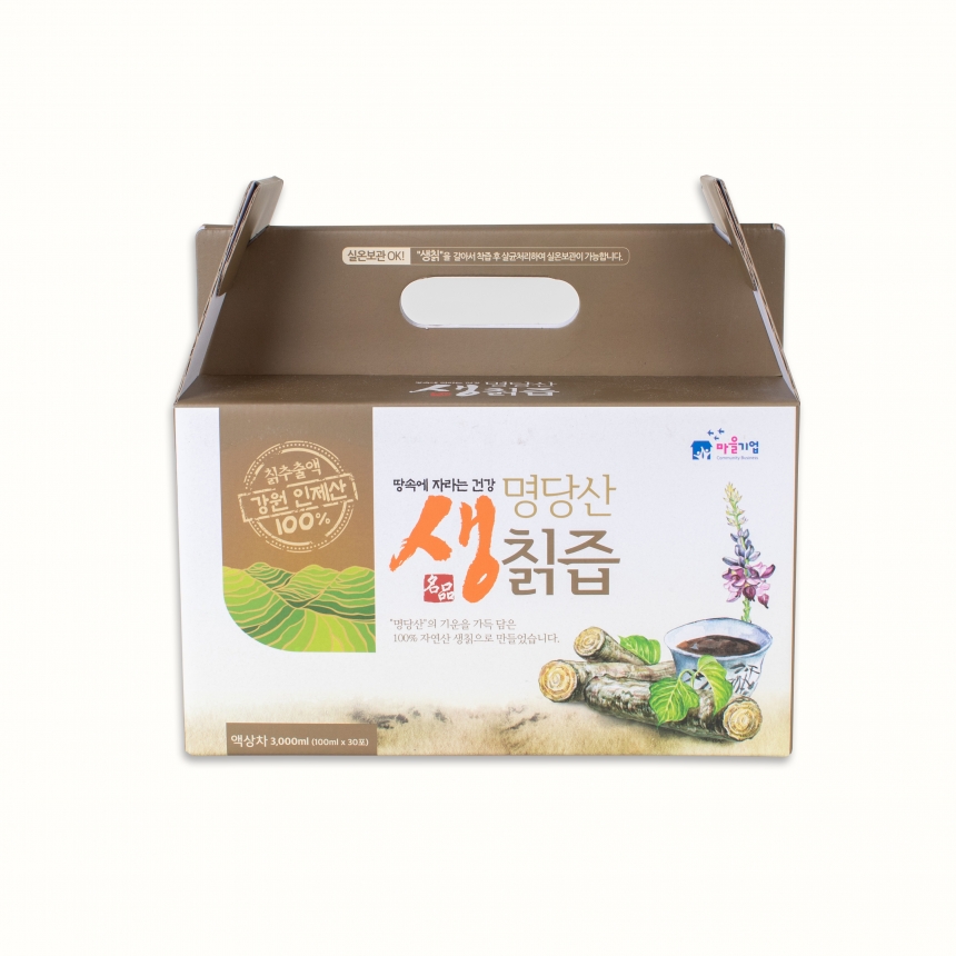 [인제] 월학 명당산 생칡즙 100ml 50포월학명당산세상협동조합 - 강원곳간.com