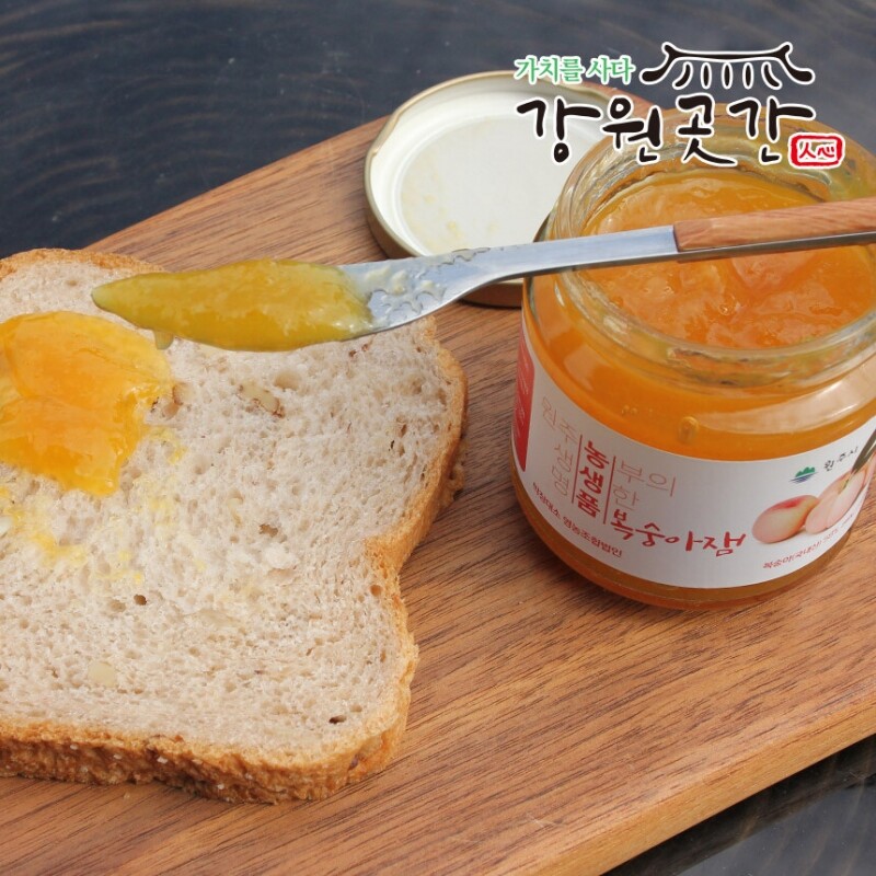 원주 치악산 명품 수제 오디잼 복숭아잼 280g x 3병 - 강원곳간.com