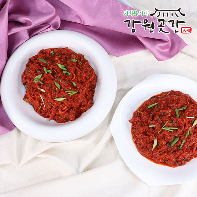 강원도 평창 꽃순이 김장김치양념 4kg (절임배추 10kg용 김장속)(무료배송) - 강원곳간.com