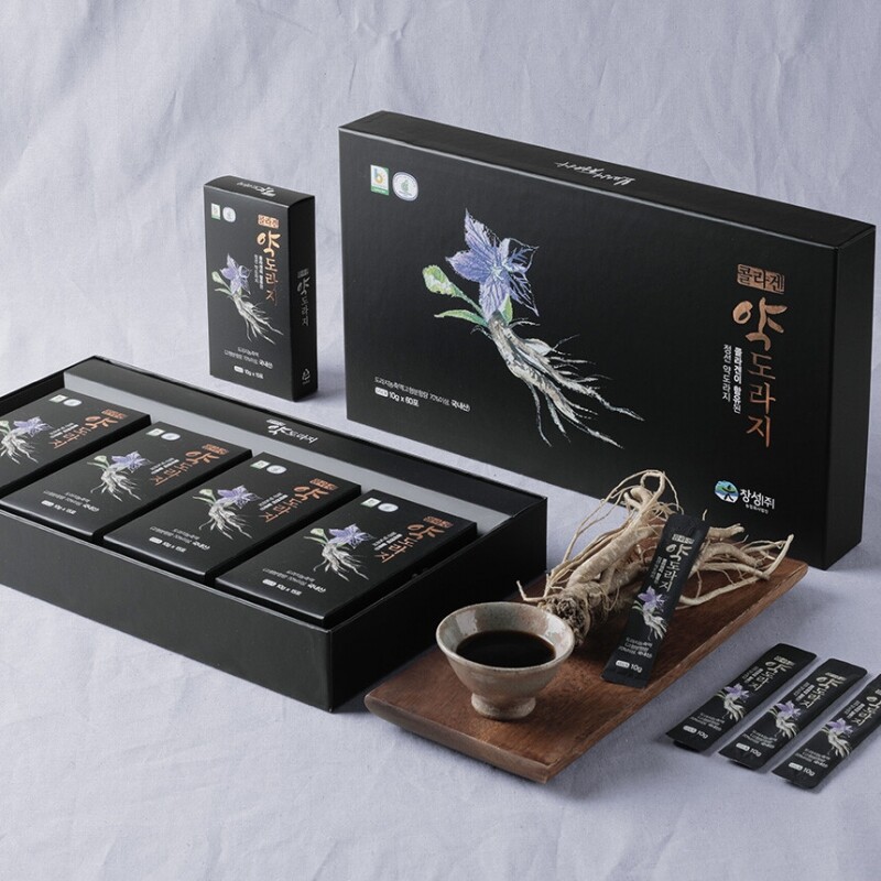 [정선]콜라겐 약도라지 스틱 선물 세트 10g×60포, 600g - 강원곳간.com