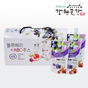[정선] 잼있는농부 블루베리+ABC주스 100ml 25포