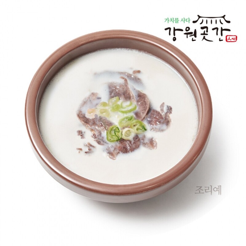 진한 한우 사골 도가니탕 500g 한우스지 도가니 150g - 강원곳간.com