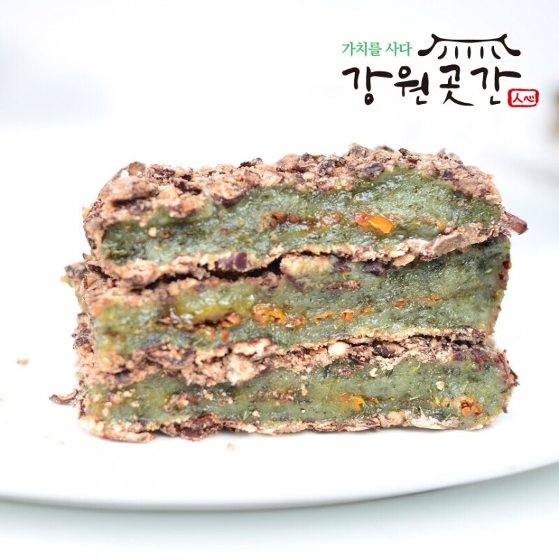 [평창] 채충자 수리취 찹쌀 시루떡 4팩(450g×4팩) 1.8kg - 강원곳간.com