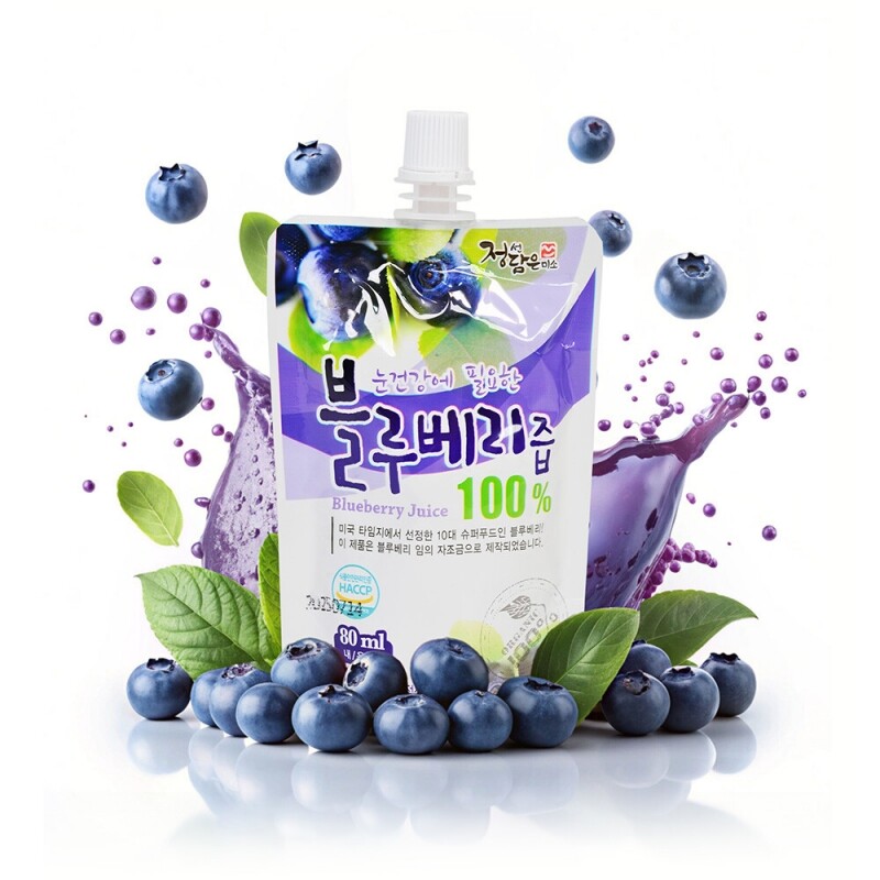 [정선]블루베리즙 100% 1박스(80ml*30포) - 강원곳간.com
