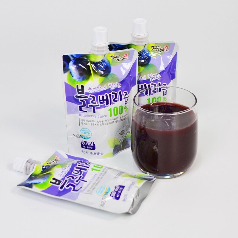 [정선]블루베리즙 100% 1박스(80ml*30포) - 강원곳간.com